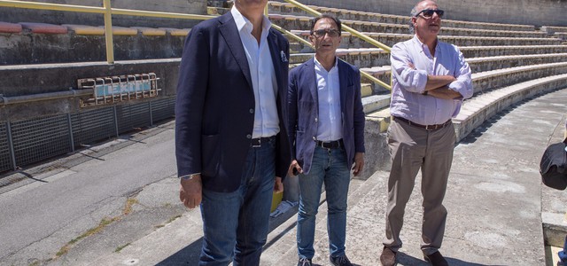 Stadio Ceravolo, sopralluogo sindaco con la nuova proprietà