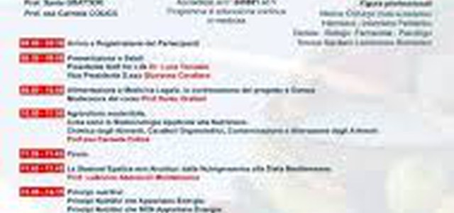 Domani un corso sulla tutela della salute al Complesso Monumentale San Giovanni di Catanzaro