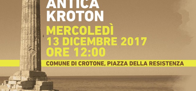 Al via il progetto “Antica Kroton”: previsto un investimento di 61,6 milioni di euro