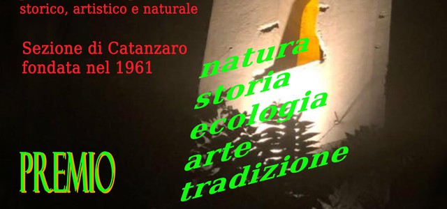 Domani alle 18 nella Sala Gissing del Complesso Monumentale San Giovanni la cerimonia di consegna del premio “Catanzaro Nostra 2024”, iniziativa della sezione di Catanzaro di “Italia Nostra”