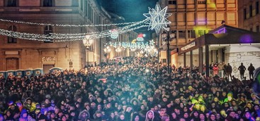 Catanzaro, migliaia di persone nel centro storico per dare il benvenuto al 2020