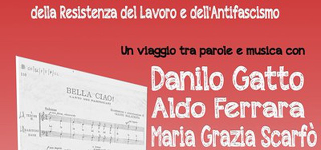 Sabato una serata con i canti di lotta e della Resistenza 