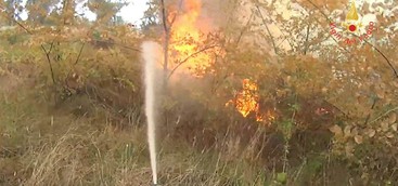 Incendio a Girifalco, panico tra gli abitanti ma nessun ferito