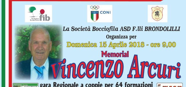 Bocce, Memorial Vincenzo Arcuri a Settingiano