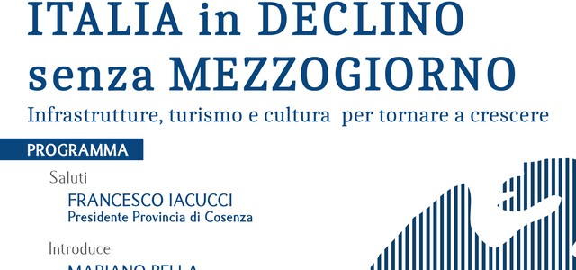 Il presidente nazionale di Confcommercio, Carlo Sangalli, a Cosenza venerdì 12 maggio