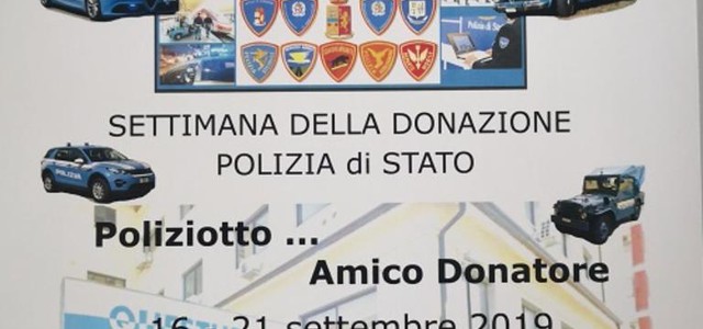A Crotone al via il progetto "Poliziotto amico donatore" in collaborazione con l'Avis