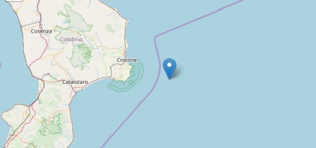 Flash - Nuova scossa di terremoto sulla costa ionica calabrese