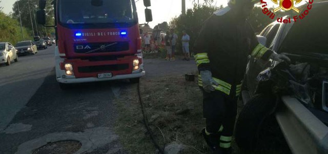 Incidente stradale nel Vibonese, un ferito (FOTO)