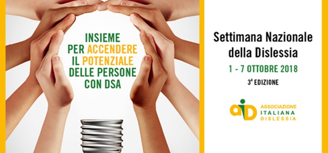 Al via la 3° Edizione della Settimana Nazionale della Dislessia