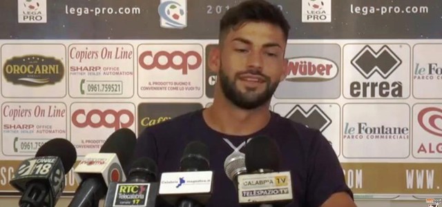 Us Catanzaro, Ciccone: "Ci sono parecchi dubbi su di me, farò parlare il campo" (VIDEO) 