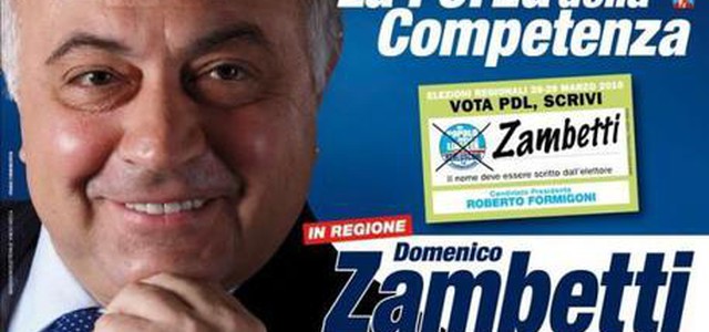 'Boss hanno garantito elezione Zambetti'