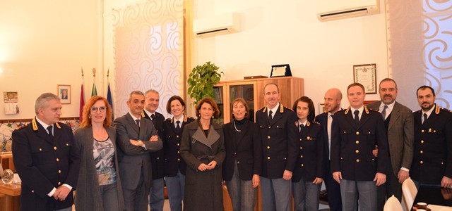 Visita del Prefetto in Questura
