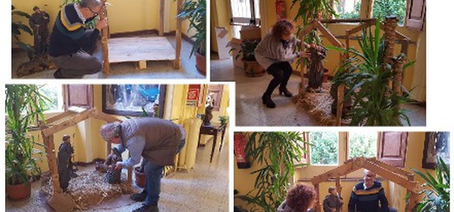 Preparativi per il Natale in Questura