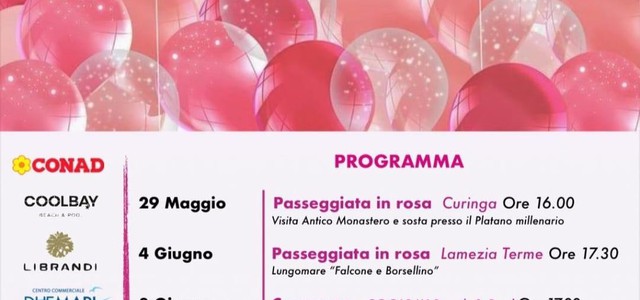 Lamezia Terme oggi ore 17:30 "Due passi per la vita" lungomare "Falcone e Borsellino"