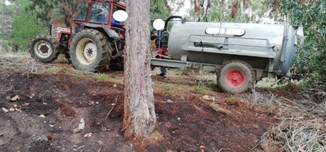 Residui oleari in un terreno,2 denunce