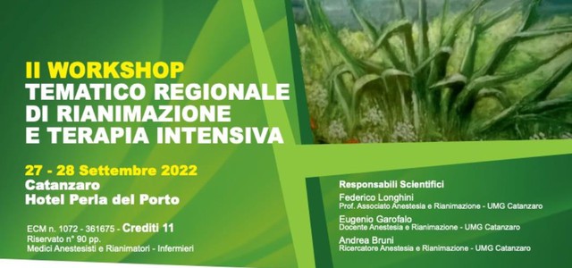 Rianimazione e Terapia intensiva, a Catanzaro il workshop promosso dal Policlinico