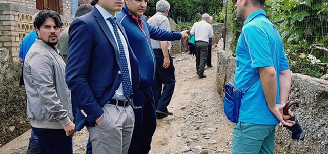 Evento franoso a Salice: subito avviato lo sgombero dei detriti