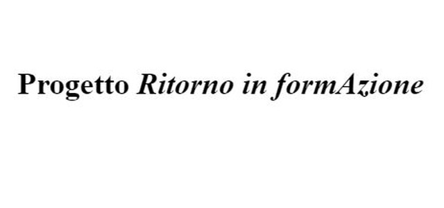 Progetto Ritorno in formAzione