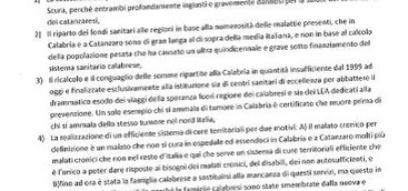 Siglato contratto di impegno per la difesa della salute dei catanzaresi 