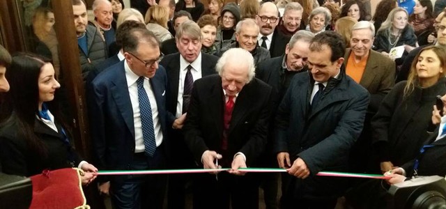 Inaugurata la mostra del maestro Pino Pinelli al Museo delle Arti di Catanzaro