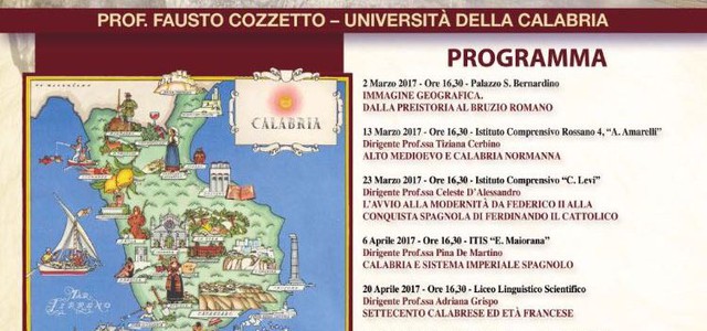 CORSO STORIA, QUINTA LEZIONE OGGI ALLE ORE 16:30 SU SETTECENTO CALABRESE ED ETÀ FRANCESE