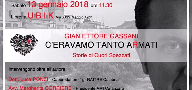 Gian Ettore Gassani presenta a Cosenza il suo libro “C’eravamo tanto aRmati”