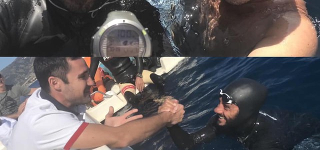 Le congratulazioni del presidente Santelli al sub Homar Leuci neocampione del mondo