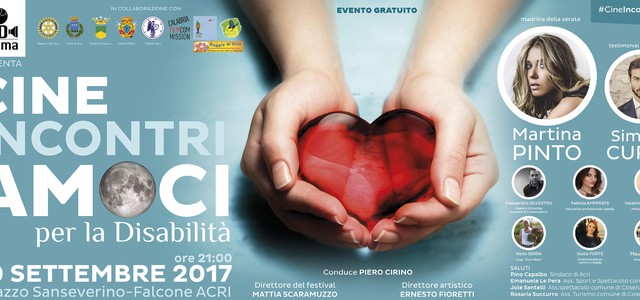 CineIncontriamoci per la disabilità: testimonial d’eccezione Martina Pinto e Simone Curto