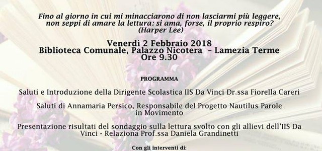 Educare e formare alla lettura, convegno a Lamezia