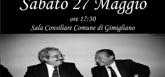 SABATO 27 ALLE 17.30 IL DIBATTITO "A 25 ANNI DA CAPACI...SI LOTTA"