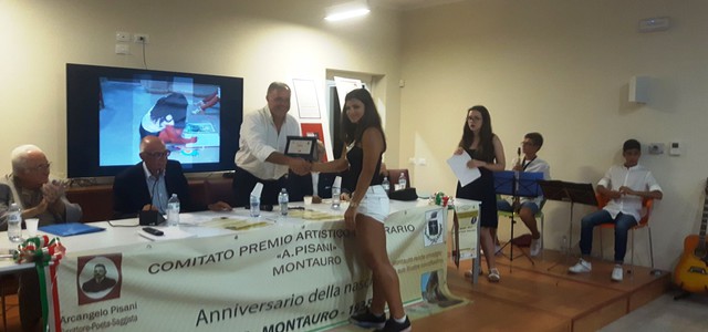 IV edizione Premio Pisani per le scuole, primo posto per la catanzarese Alessandra Crispo