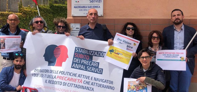 Reddito di cittadinanza: sciopero degli operatori precari di Anpal Servizi