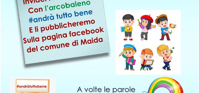 Maida, le raccomandazioni del sindaco Paone. Sulla pagina facebook del Comune i disegni di speranza dei più piccoli