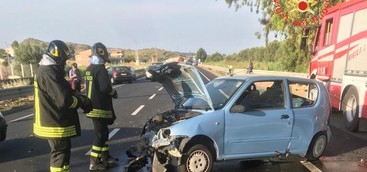 Incidente stradale a Sellia Marina (FOTO)