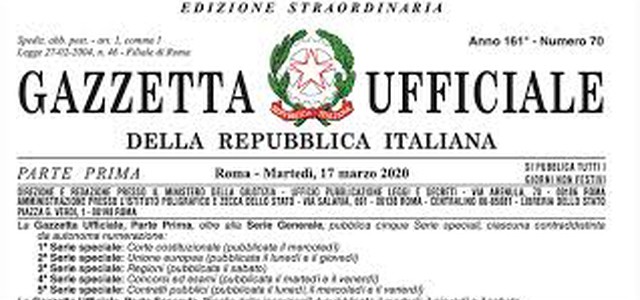 URSINO, PRESIDENTE COMMISSIONE ATTIVITA’ ECONOMICHE: “IL CURA ITALIA NON SERVE ALLE ATTIVITA’ COMMERCIALI