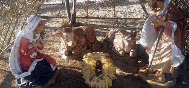 Rubato da presepe di Viareggio il Gesù bambino nero