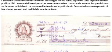 LA STORIA I DEI RESIDENTI DEL VILLAGGIO SANTA MARIA DI CARIATI  