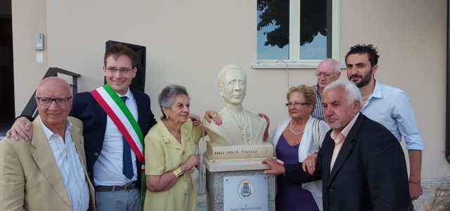Inaugurato il busto raffigurante il filosofo e sacerdote Paolo Emilio Tulelli