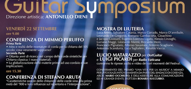 A Cosenza il Festival Internazionale di Chitarra. Il 18 settembre la presentazione