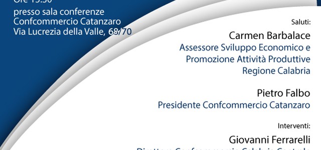 Incontro Confcommercio su Bandi Regionali per le imprese ed opportunità per la formazione