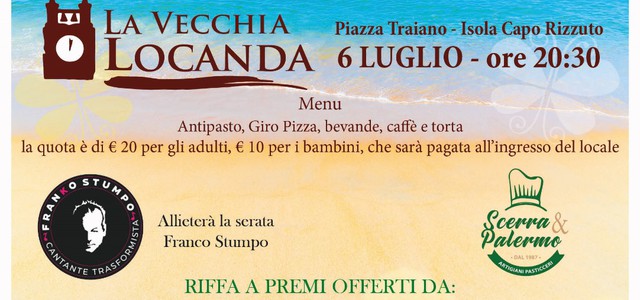 CROTONE CENA SOLIDALE, COLOMBO DONA 100 LIBRI CON RICAVATO DA DEVOLVERE AL REPARTO ONCOLOGIA DI CROTONE.