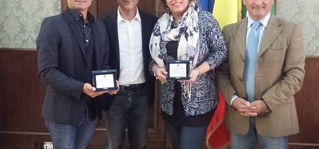Pluricampioni italiani di danza sportiva premiati da Abramo e Mungo