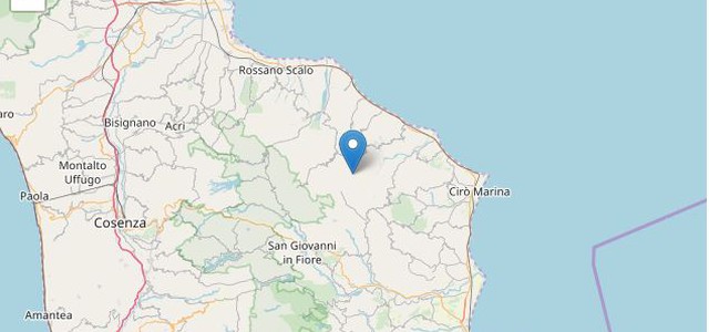 Scossa di terremoto nel Cosentino