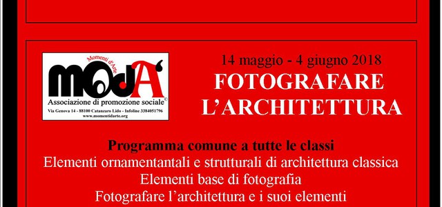 Concluso il progetto formativo “Fotografare l’Architettura” (VIDEO)