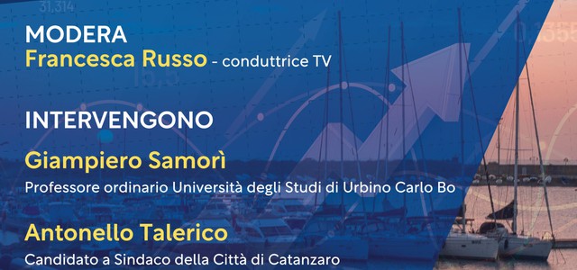 Incontro oggi pomeriggio al Supercinema "Catanzaro e il Sud, proposte economiche per il rilancio"