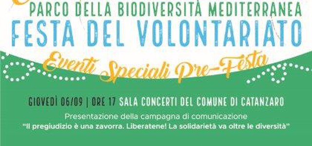 Quinta edizione della Festa del Volontariato a Catanzaro