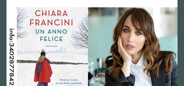 Domenica 15 dicembrealle 17.30 al MARCA Chiara Francini presenta il suo libro “Un anno felice”