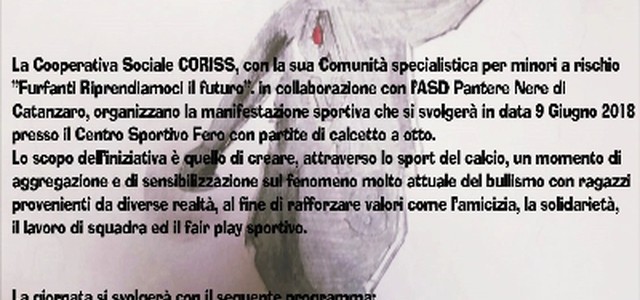 In campo contro il bullismo