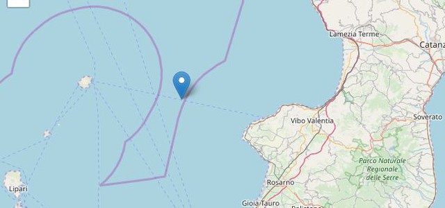 Lievi scosse di terremoto nella notte sulla costa tirrenica calabrese