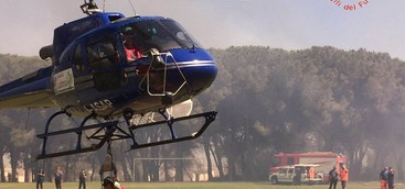 Incendio nel Catanzarese, in fumo dieci ettari di terreno (VIDEO)